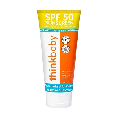 Thinkbaby Mineral Baby SPF 50+ Sunscreen - 6oz