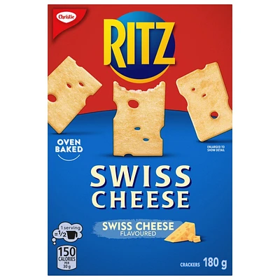 Christie Ritz SWISS CHEESE Flavoured Crackers - 180g