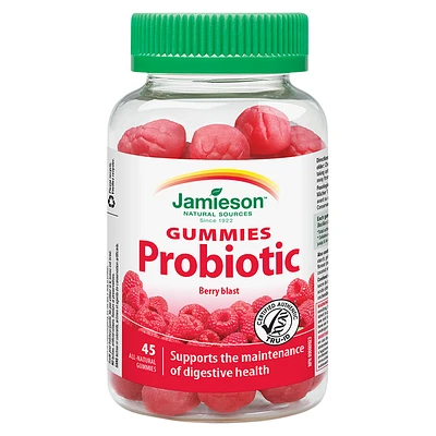 Jamieson Probiotic Gummies - Berry Blast - 45s