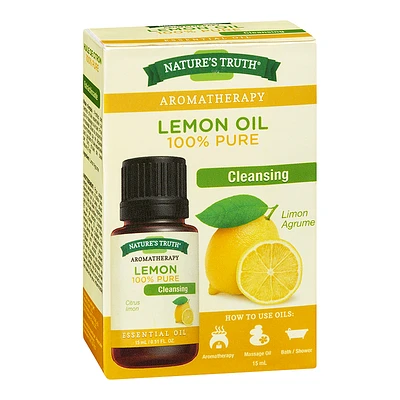 Nature's Truth Aromatherapy 100% Pure Essential Oil - Lemon - 15ml