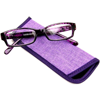 Foster Grant Aurora Reading Glasses with Case