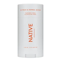 Native Citrus and Herbal Musk Deodorant - 75g