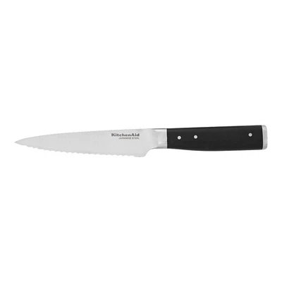 KitchenAid Utility Knife - 14 cm - Black