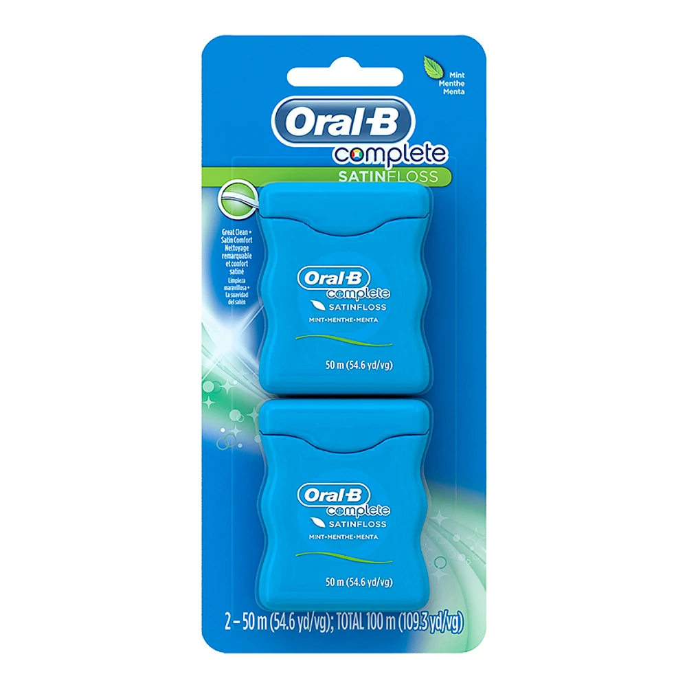 Oral-B Complete SatinFloss - 2 x 50m