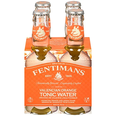 Fentimans Tonic Water - Valencian Orange - 4x200ml