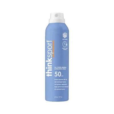 Thinksport All Sheer Mineral Sunscreen Spray - SPF 50 - 177ml
