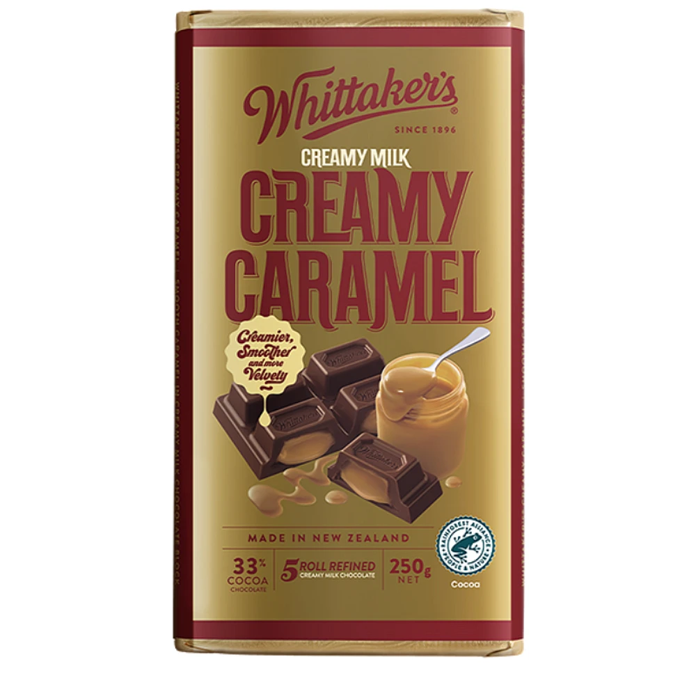 Whittaker's Creamy Milk Chocolate - Caramel - 250g
