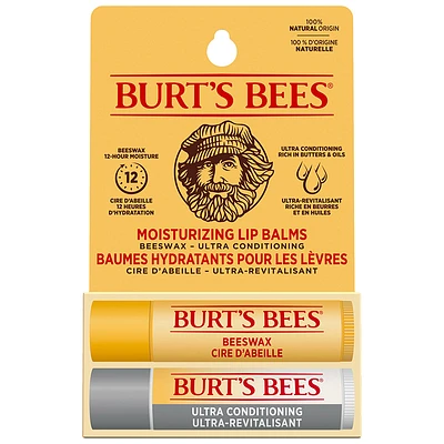 Burt's Bees Moisturizing Lip Balm Set