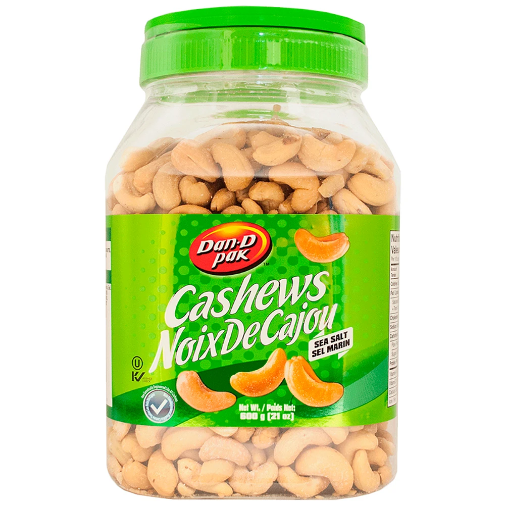 Dan-D-Pak Cashews - Salted