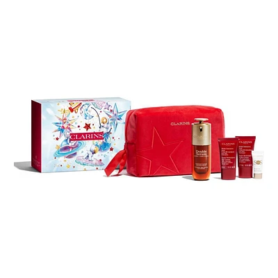 Clarins Double Serum and Super Restorative Collection Skin Care Gift Set