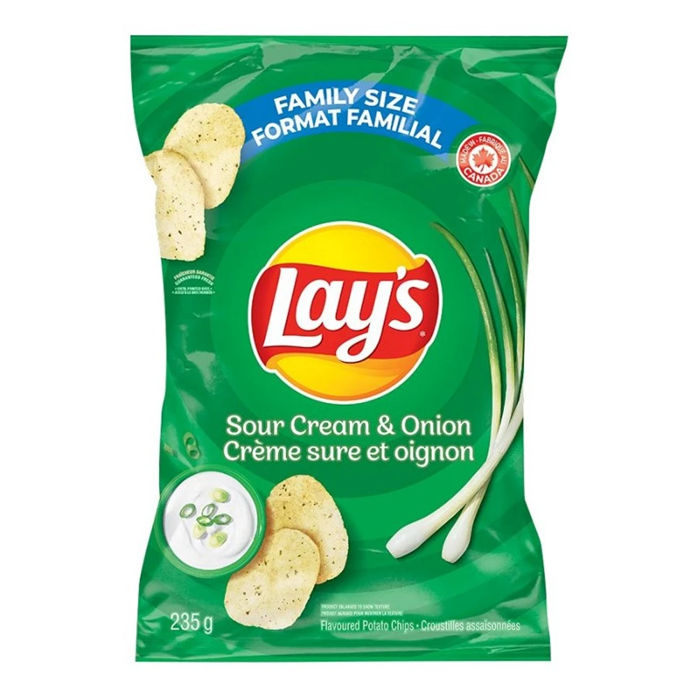 Lay's Potato Chips - Sour Cream & Onion - 235g