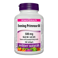 Webber Naturals Evening Primrose Oil Softgels - 500mg - 180's