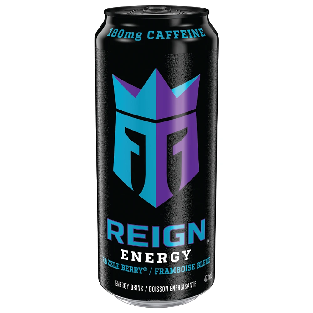 Monster Reign Energy Drink with 180mg Caffeine - Razzle Berry - 473ml