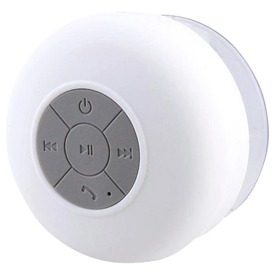 Emrge Bluetooth Shower Speaker - White - EMWSSWH