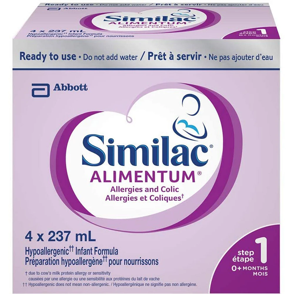 Similac Alimentum Infant Formula - 4 x 237ml