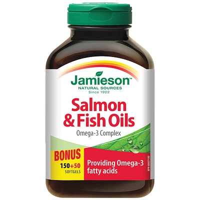 Jamieson Salmon & Fish Oils Omega-3 Complex 1