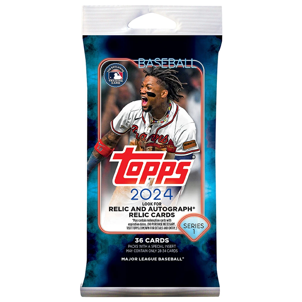 2024 Topps MLB Series 1 Fat Pack - 36 Cards