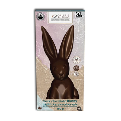 Galerie Au Chocolat Solid Dark Chocolate Bunny - 150g