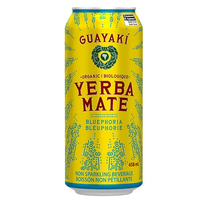 Guayaki Organic Yerba Mate Energy Drink - Bluephoria - 458ml
