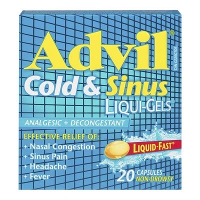 Advil Cold & Sinus Liqui-Gels Capsules - 20's