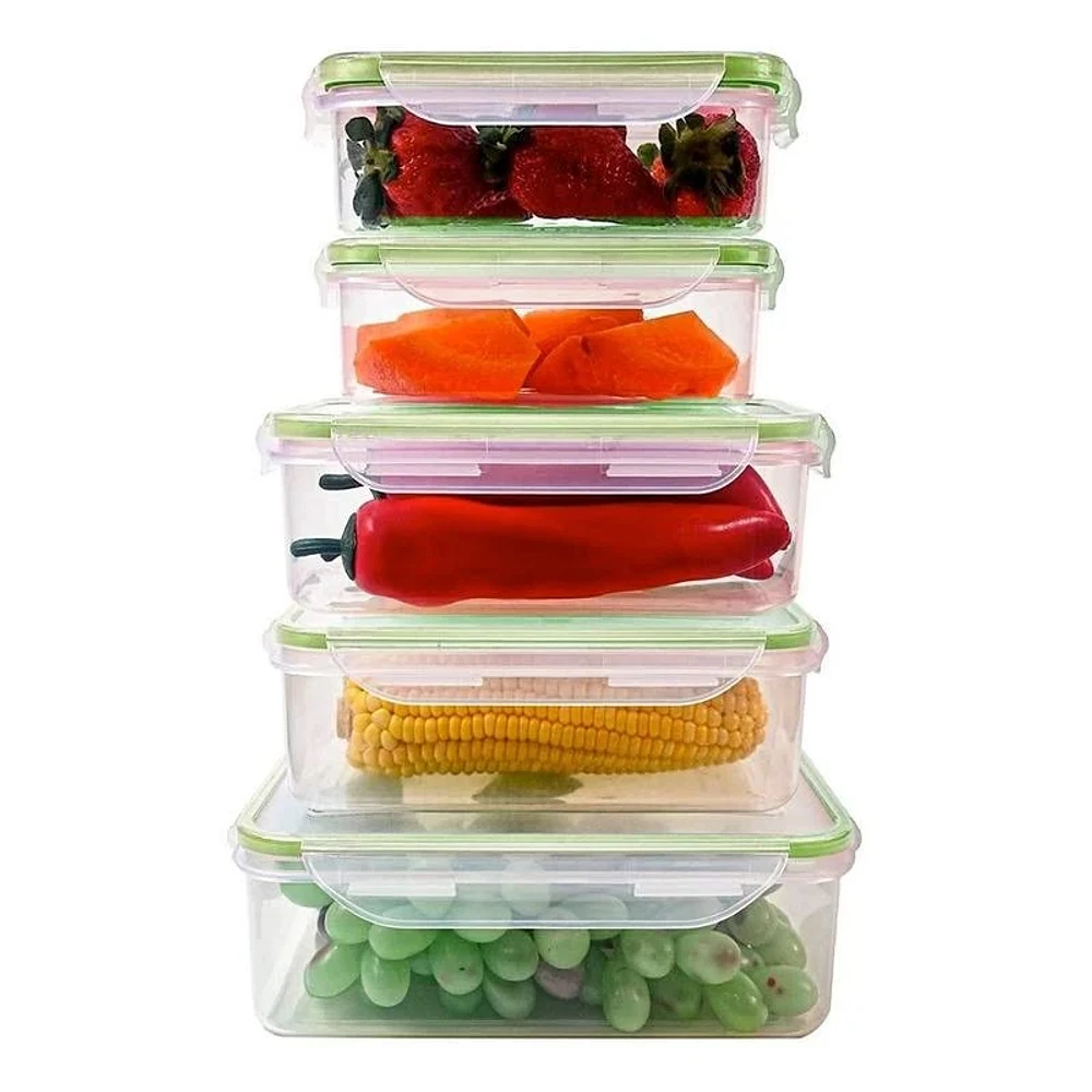 Studio Kitchen Square Food Storage Set - Clear - 10 piece