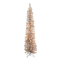 Danson Decor Artificial Christmas Tree with String Lights - 1.82m - Rose Gold