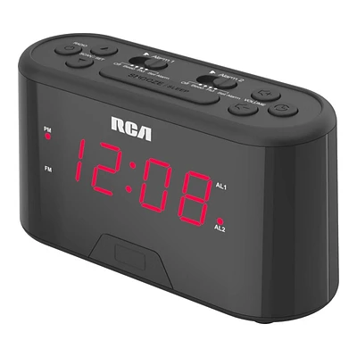 RCA Clock Radio - Black - RC551