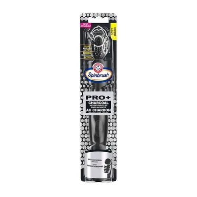 Arm & Hammer Spinbrush Pro+ Charcoal Battery Operated Toothbrush