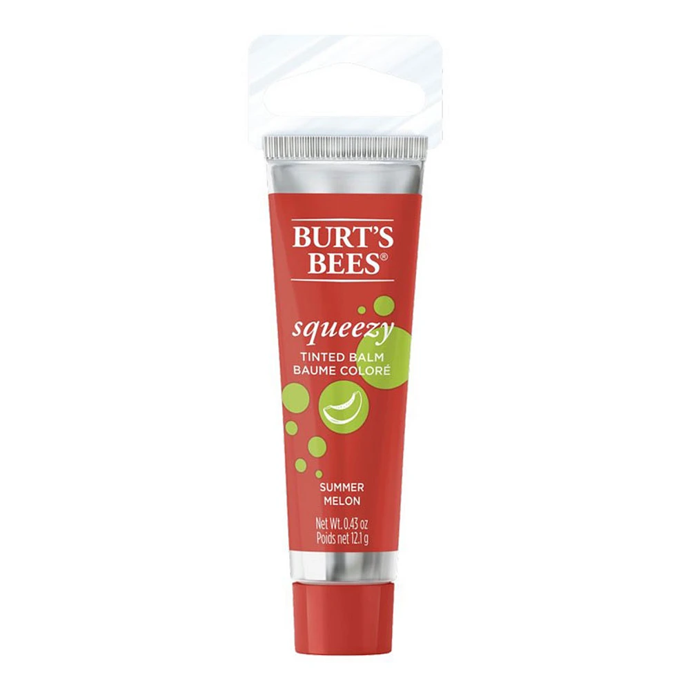 Burt's Bees Squeezy Tinted Lip Balm - Summer Melon