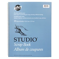 Hilroy Studio Scrapbook - 11 x 14 inch - 20 sheets