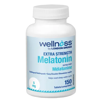 Wellness by London Drugs Extra Strength Melatonin - 5mg - 150s