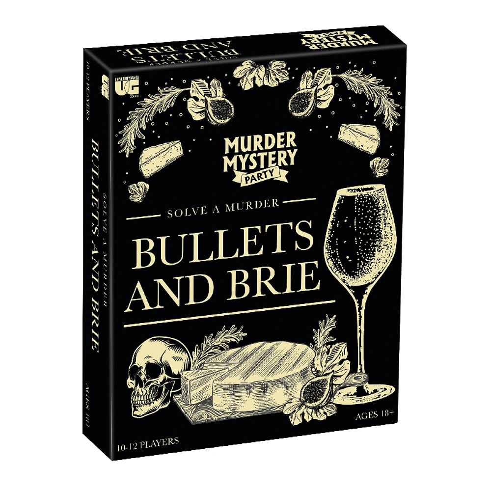 Murder Mystery Party Game - Bullets and Brie