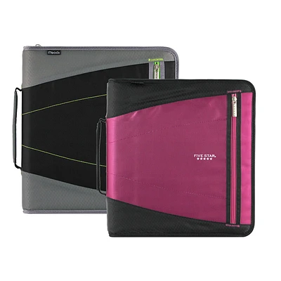 Five Star Zippered Binder - 2in - Assorted