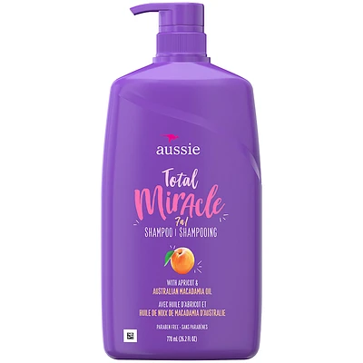 Aussie Total Miracle Shampoo - Apricot & Macadamia Oil - 778ml