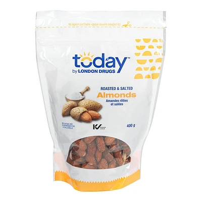 Today by London Drugs - Almonds - Roasted & Salted - 400g