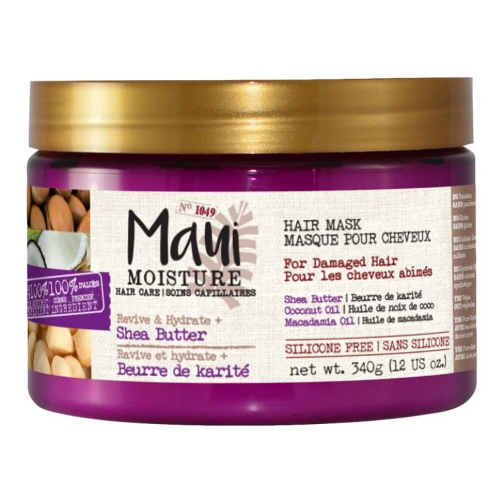 Maui Moisture Revive & Hydrate + Shea Butter Hair Mask - 340g