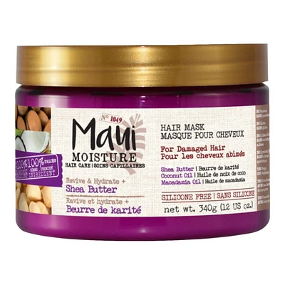 Maui Moisture Revive & Hydrate + Shea Butter Hair Mask - 340g