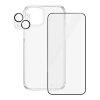 PanzerGlass 3-in-1 Pack Screen / Lens / Back Protector Kit for iPhone 15 Plus