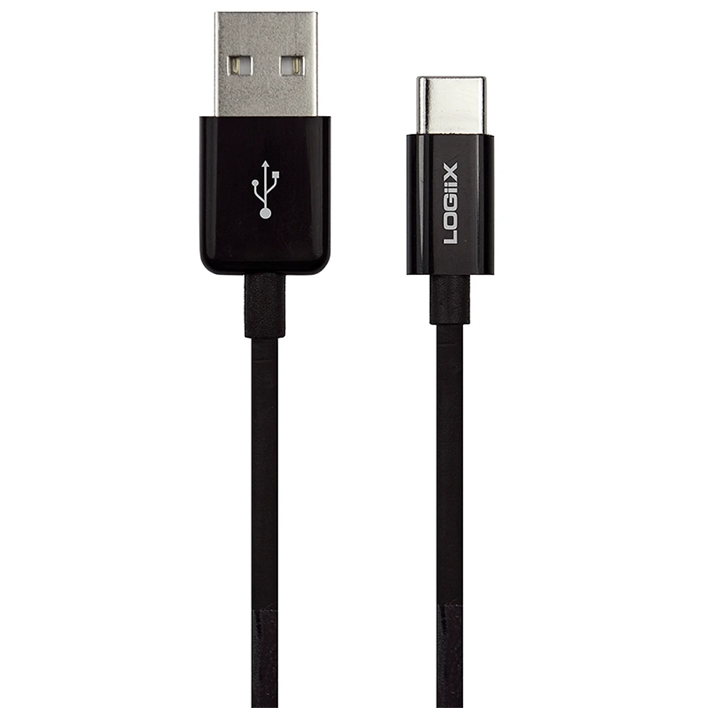 Logiix Sync & Charge USB-C Cable - Black - LGX12169