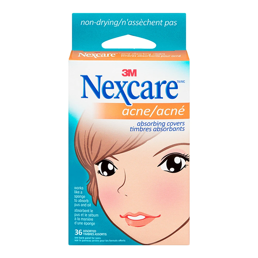 3M Nexcare Acne Absorbing Cover - 36s