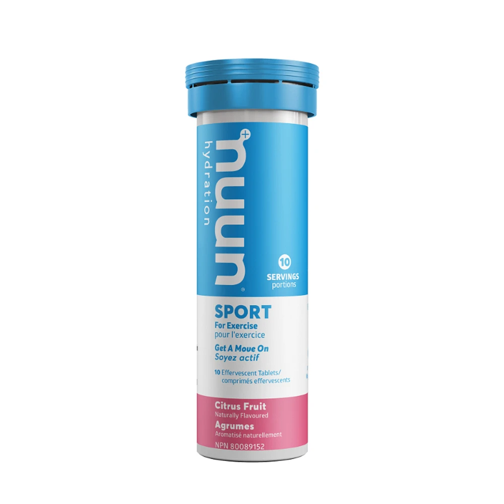 Nuun Hydration Sport Electrolyte Supplement - Citrus Fruit - 10s