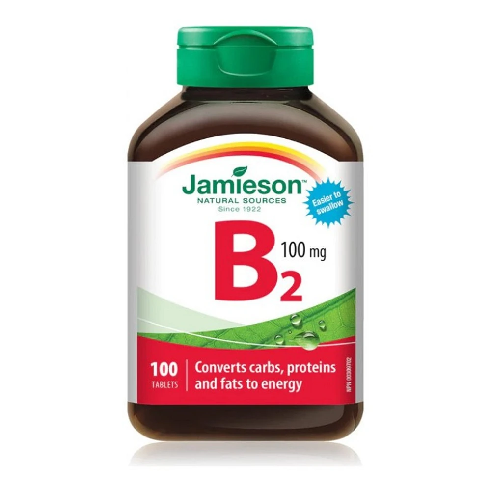 Jamieson Vitamin B2 Tablets - 100mg - 100's