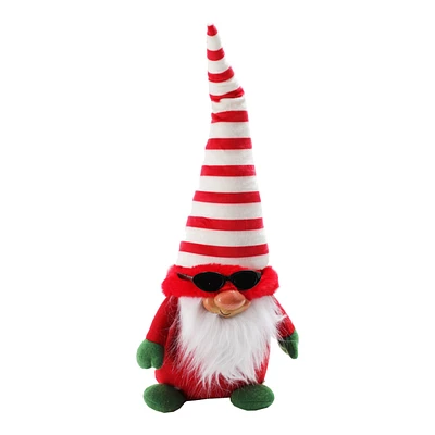 Danson Decor Decorative Figurine - Standing Santa Gnome with Sunglasses - Assorted