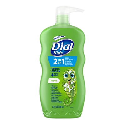 Dial Kids 2-in-1 Body and Hair Wash - Melon - 709ml