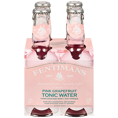 Fentimans Tonic Water - Pink Grapefruit - 4x200ml