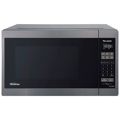 Panasonic 1.3 cu ft. Inverter Microwave - Black Stainless - NNSC688S