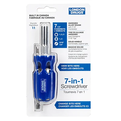 London Drugs 7-in-1 Screwdriver