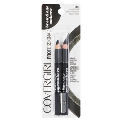 COVERGIRL Easy Breezy Fill+Define Eyebrow Pencil and Sharpener Set