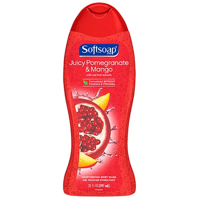 SoftSoap Moisturizing Body Wash - Juicy Pomegranate & Mango - 591ml