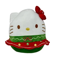 Squishmallows Holiday Sanrio Plush Toy - Hello Kitty - 8 Inch - 8 x 7 x 5 Inches